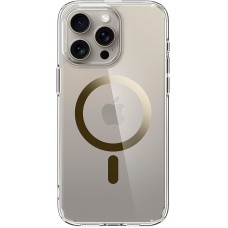 Чохол Spigen для Apple iPhone 15 Pro Ultra Hybrid MagFit, Gold