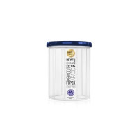 Ємність для сипучих продуктів 2,0л 16,5х14см(24шт/уп) м'ятний,оранжевий