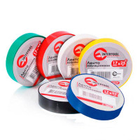 Ізолента 25мх17х0, 15мм (10шт) кольорова Intertool