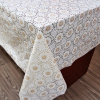 Клейонка на стіл ПВХ силікон АЖУР LACE 1,32х22м (002 А) BONA DOMUS