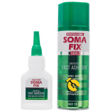 Клей 50 гр + Активатор 200 мл для МДФ профілів SOMA FIX