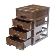 Комод настільний R-Plastic "А4" на 4 шухляди 35*25,5*38см