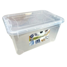 Контейнер пластиковий прозорий 14л Д38хШ26, 5хГ20см (10шт/уп) Easy Box AL-PLASTIK
