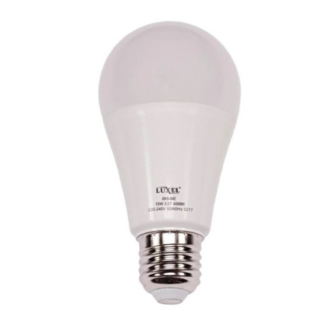Лампа LED A60 15W (150Вт) E27 4000K LUXEL 24мес.