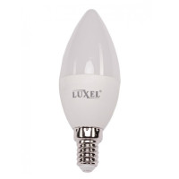 Лампа LED C37 6W (60Вт) E14 4000K LUXEL 24мес.