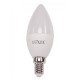 Лампа LED C37 6W (60Вт) E14 4000K LUXEL 24мес.