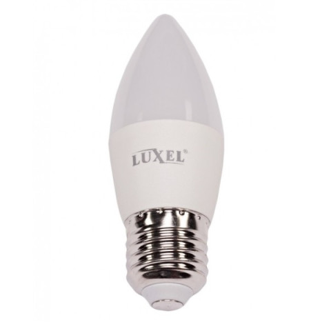 Лампа LED C37 6W (60Вт) E27 4000K LUXEL 24мес.