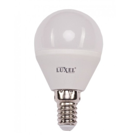 Лампа LED G45 6W (60Вт) E14 4000K LUXEL 24мес.