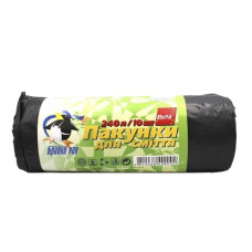 Пакет п/е для сміття 240л(10шт)25мкм Бравий Кок