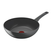 Сковорода алюминий 28см ВОК Tefal Renewal, бакелит, серый