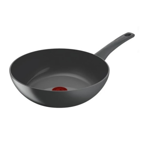 Сковорода алюминий 28см ВОК Tefal Renewal, бакелит, серый