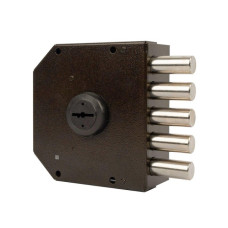 Замок накладний сувальдний Шерлок 06,51, без тяг, 5 ригелів 18 мм