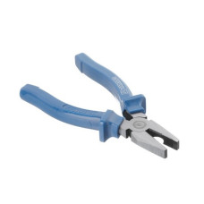 Плоскогубці 160мм, син.пласт.ручка Intertool