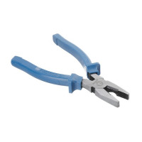 Плоскогубці 200мм, син.пласт.ручка Intertool