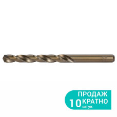 Сверло по металлу Р6М5К5 кобальтовое d9,0мм (тубус, КРАТНО 10шт) Ultra