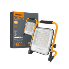 Прожектор світлодіодний акумуляторний 50W 5000K F2A PREMIUM VIDEX