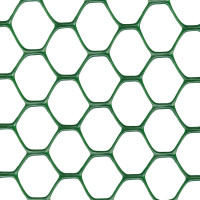 Сетка пластиковая для ограждения 40*40 мм(1,2*20м) ромб,зеленая, темно-зеленая AgroStar
