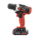 Шуруповерт акумуляторний STORM, 18В, 2акк., 0-900об.хв, БЗП-1-10мм Intertool