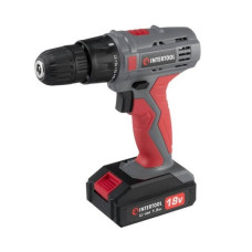 Шуруповерт акумуляторний Intertool, 18В,0-400 0-700об хв, БЗП-1-10мм 12 м. гарантія