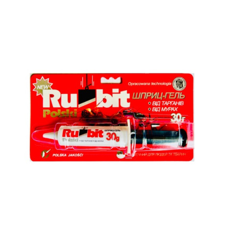 Шприц- гель від тарганів Rubit 30гр Польша (20шт/ящ)
