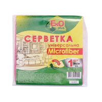 Серветка мікрофібра універсальна 1шт. 30х30см ТМ EKO PLUS