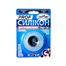 Двостороння стрічка PROF ULTRA FIX MUSTANG Прозора 19мм*2м