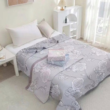 Покривало лляне Colorful Home 200х230 Квіти асортименті