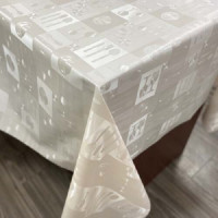 8402 Клейонка ПВХ на тканинній основі однотонна карбована 1,40*20м BONA DOMUS