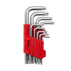 Набор Г-обр. ключей 9шт, Т10-Т50 TORX Cr-V Intertool