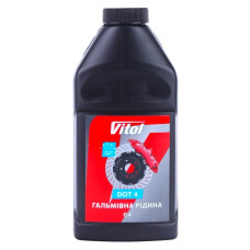 Жидкость тормозная DOT-4 (тара: 0,4л; пе) VITOL