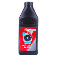 Жидкость тормозная DOT-4 (тара: 0,9л; пе) VITOL