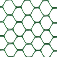 Сітка пластикова для огорожі 20*20 мм(1,5*20м) ромб, зелена AgroStar