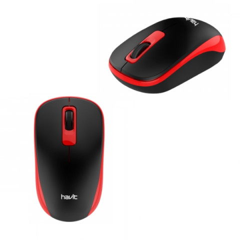 Мышь беспроводная HAVIT HV-MS626GT Red (1200 DPI, 3 кл)