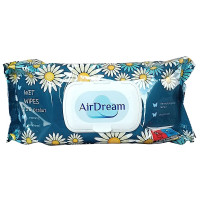 Салфетки влажные 120шт. c клапаном Air Dream