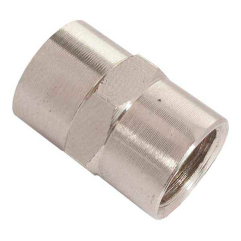 Соединение резьбовое металлическое с внутренней резьбой 1/4in х1/4in Intertool (50шт.уп)