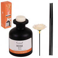 Освежитель воздуха аромадиффузор с палочками "Rose" 80мл