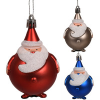 Елочные игрушки "Santa" 7см (4шт/наб)