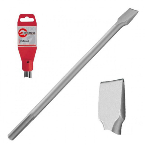 Зубило 400*25*17мм SDS-Plus плоское Intertool