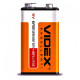 Батарейка Videx солевая 6F22,9V,крона G3 (1/24/480шт) пленка, пачка