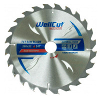 Диск пильный WELLCUT 250*32мм 24Т с напайками