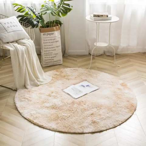 Коврик круглый прикроватный d150cм персик Colorful Home