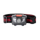 Фонарь налобный на батарейках (3*ААА), 4 режима,1Вт+2LED,80 Lm, Intertool