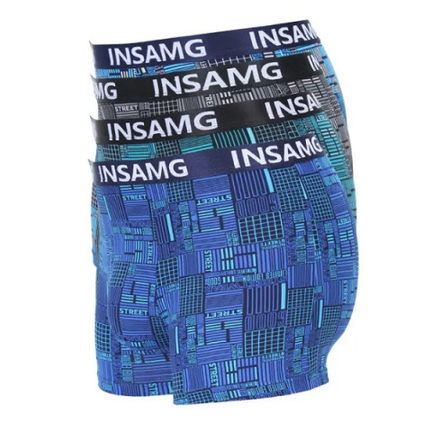 Боксеры мужские INS-12011 хлопок+бамбук р.2XL (2шт в уп) ИНСАН