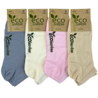 Носки женские низкие бамбук 36-40 (микс цветов) ЕКО