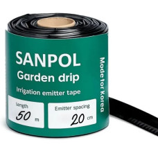 Капельная лента эмиторная 16 х 0,2 х 20смх50м, 8mil 1,36 л/год Garden Drip