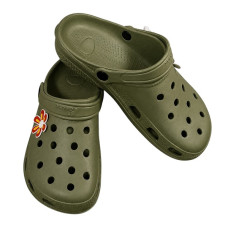 Кроксы женские CROSS 36-41р (6пар в уп) оливковые