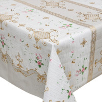 Клеенка на стол ПВХ Gold Soft touch на тканной основе 1,40*20м (5623 BB) BONA DOMUS