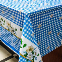 Клеенка на стол ПВХ без основы тонкая 1,18х50м (3011 С) NAZAR BONA DOMUS