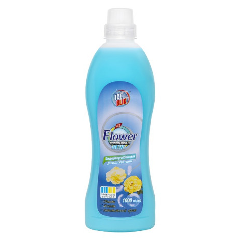 Кондиционер-ополаскиватель "FLOWER CONDITIONER BLUE" 1000г ICE BLIK