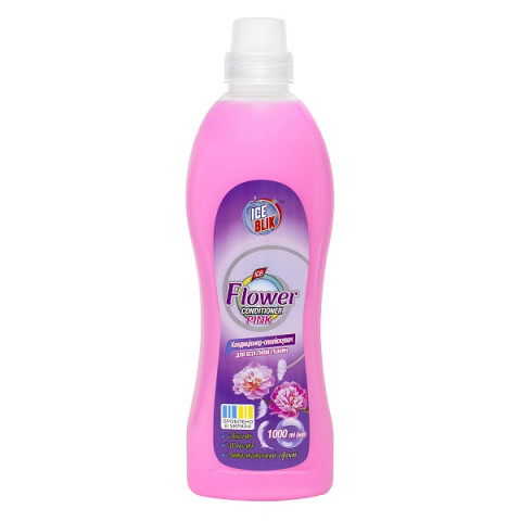 Кондиционер-ополаскиватель "FLOWER CONDITIONER PINK" 1000г ICE BLIK